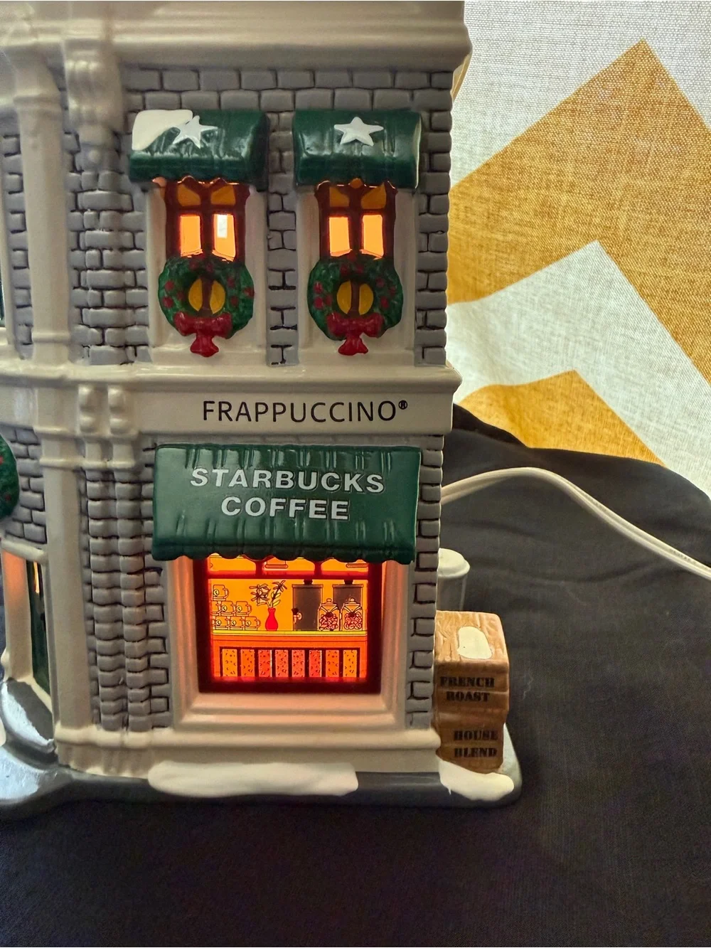 Department 56 Snow Village Starbucks Coffee 9 1/4